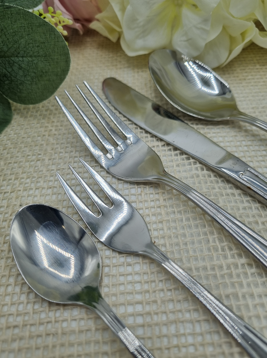 Besteck-Set silber (5-tlg.)