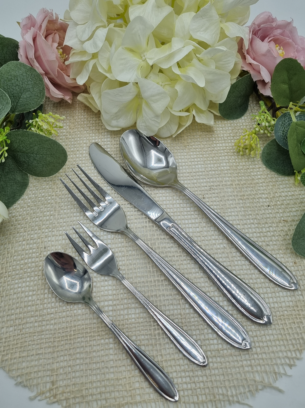 Besteck-Set silber (5-tlg.)