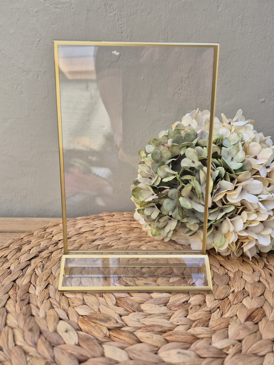 Bilderrahmen | Tischnummern gold groß 13x18cm