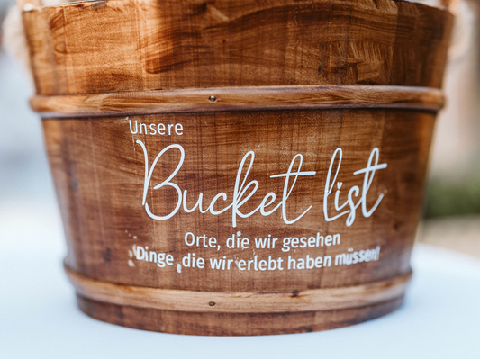 Bucketlist Eimer