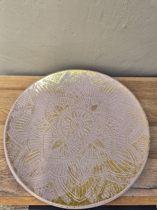 Dekoteller rosa Orient