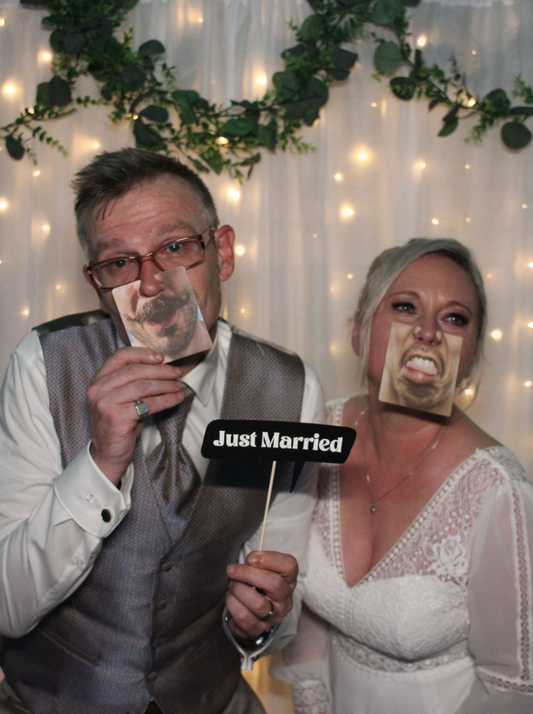 Fotohintergrund Starlight Brautpaar