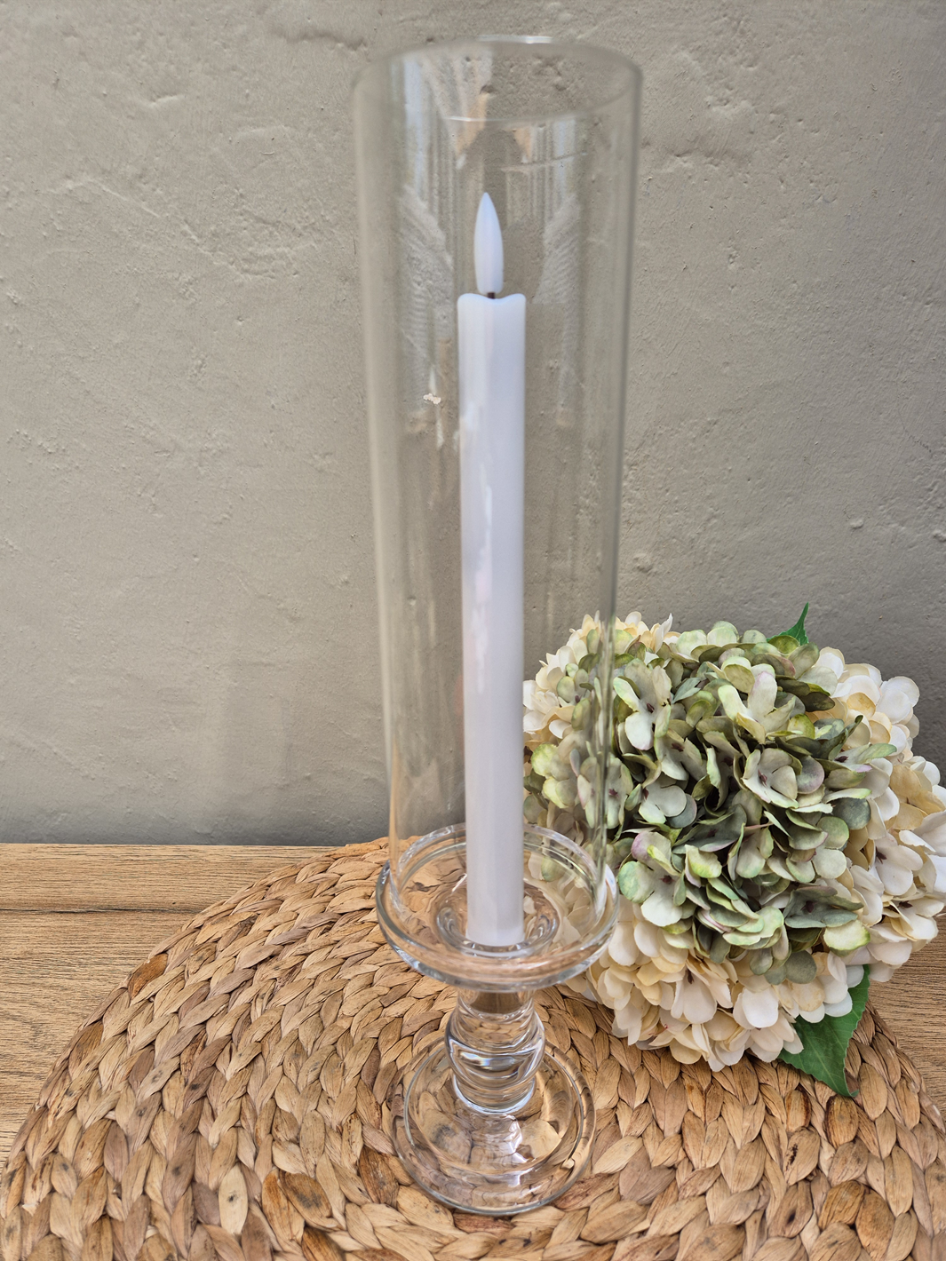 Kerzenhalter Zylinder Glas