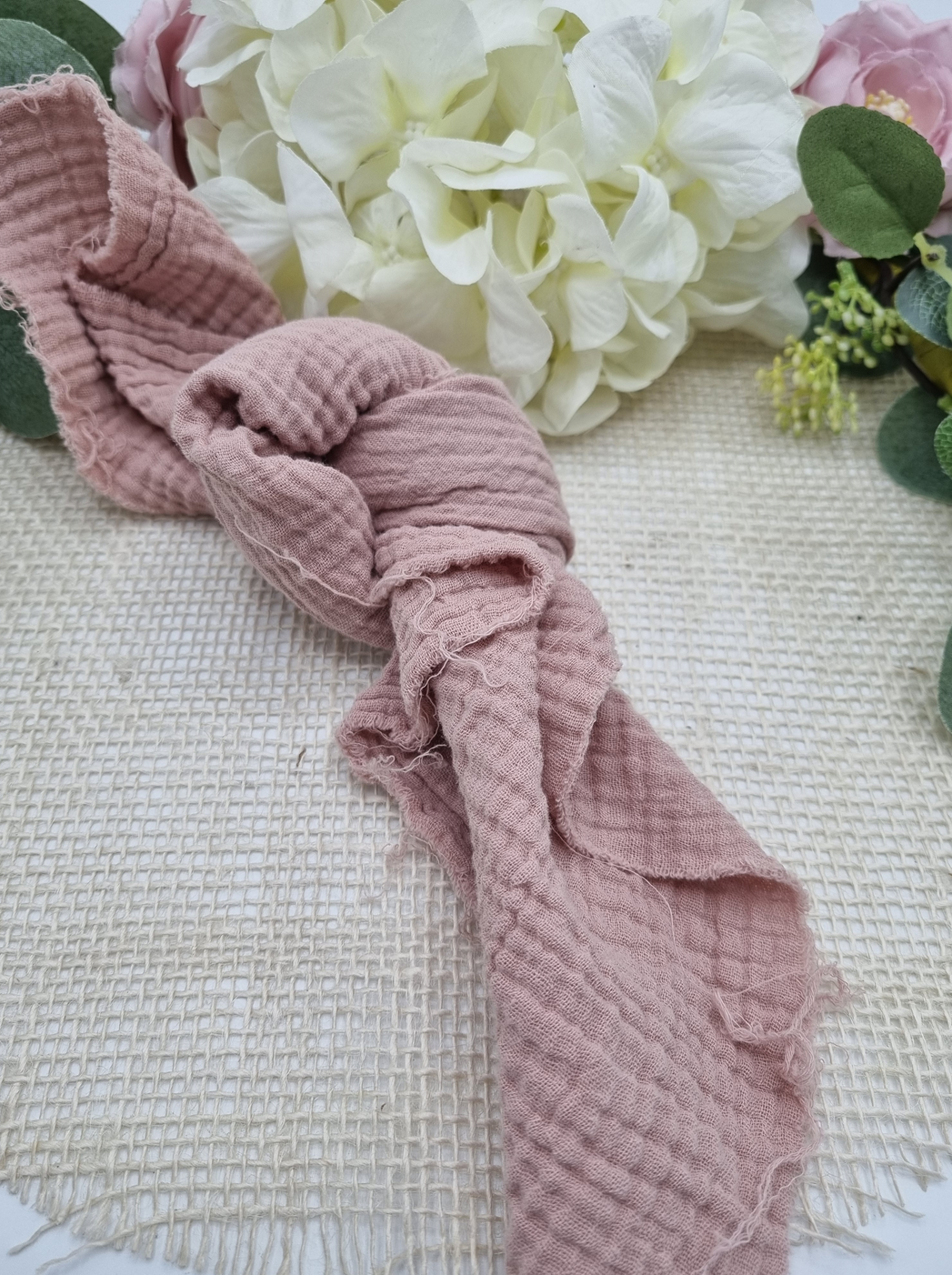 Musselin-Servietten | dusty pink