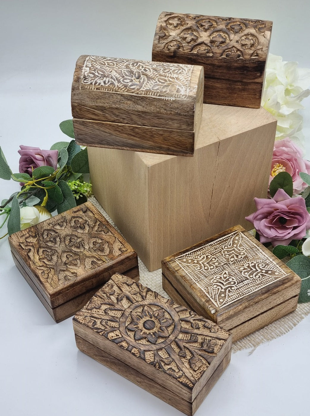 Ringkästchen Holz gesamt