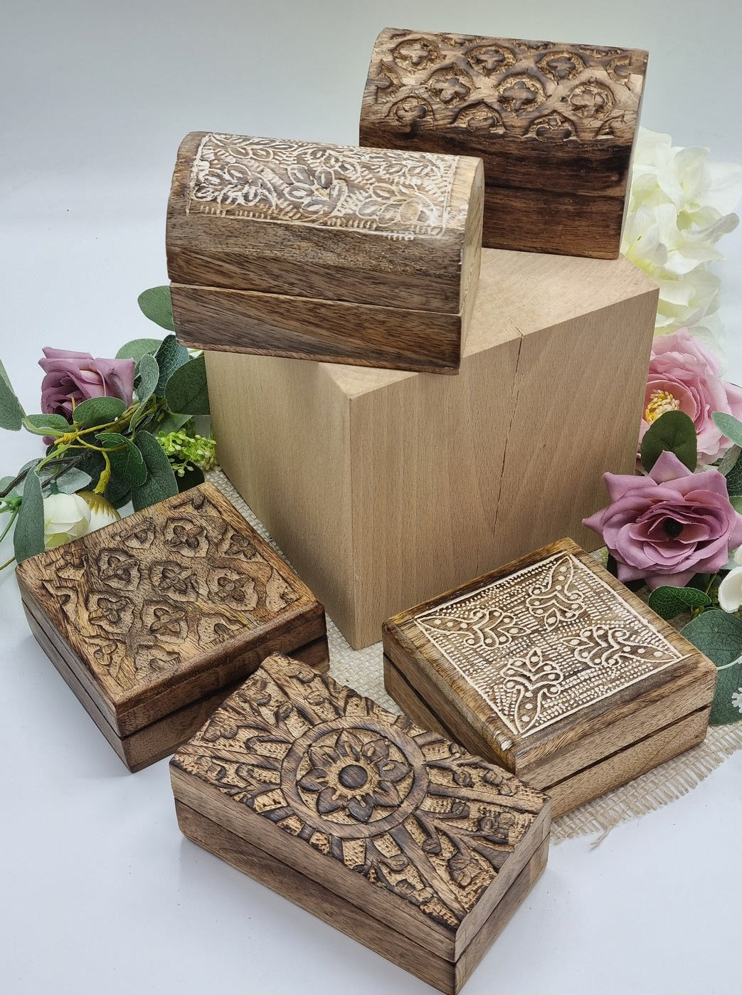 Ringkästchen Holz gesamt