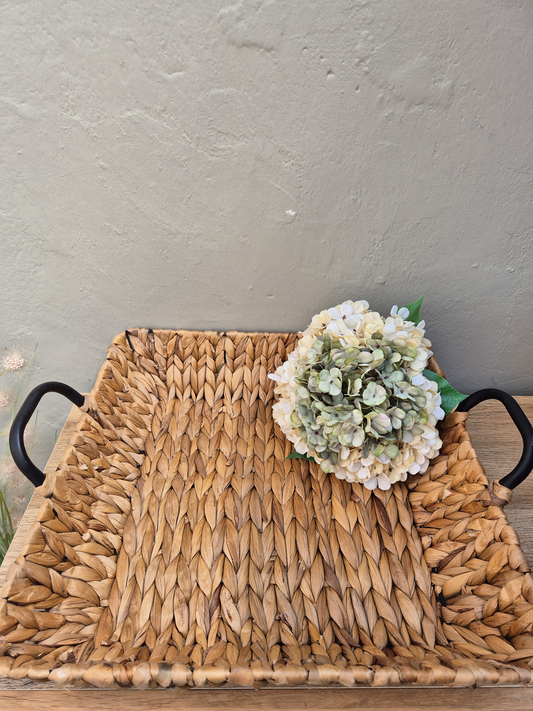 Servierbrett / Korb Boho aus Wasserhyazinthe