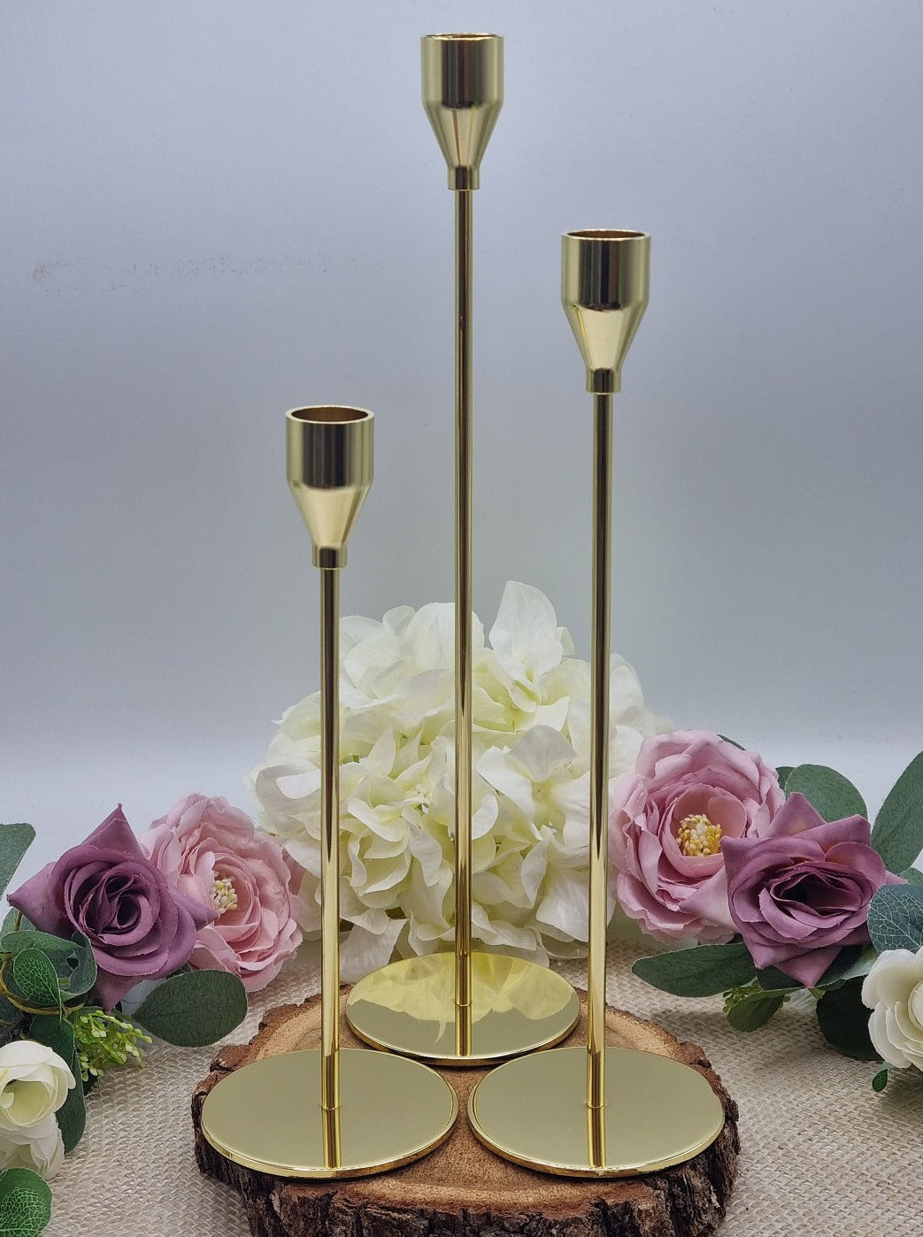 Stabkerzenhalter Goldie (3tlg.)