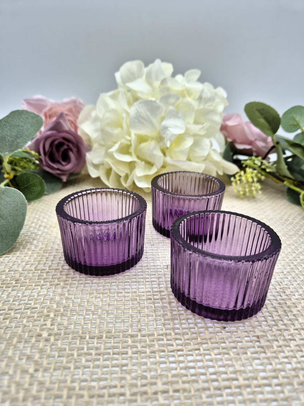 Teelichthalter Purple