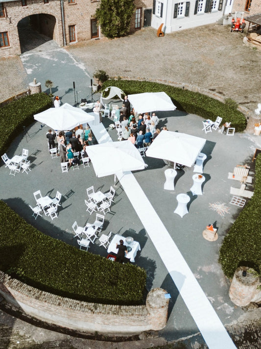 Teppichläufer weiß