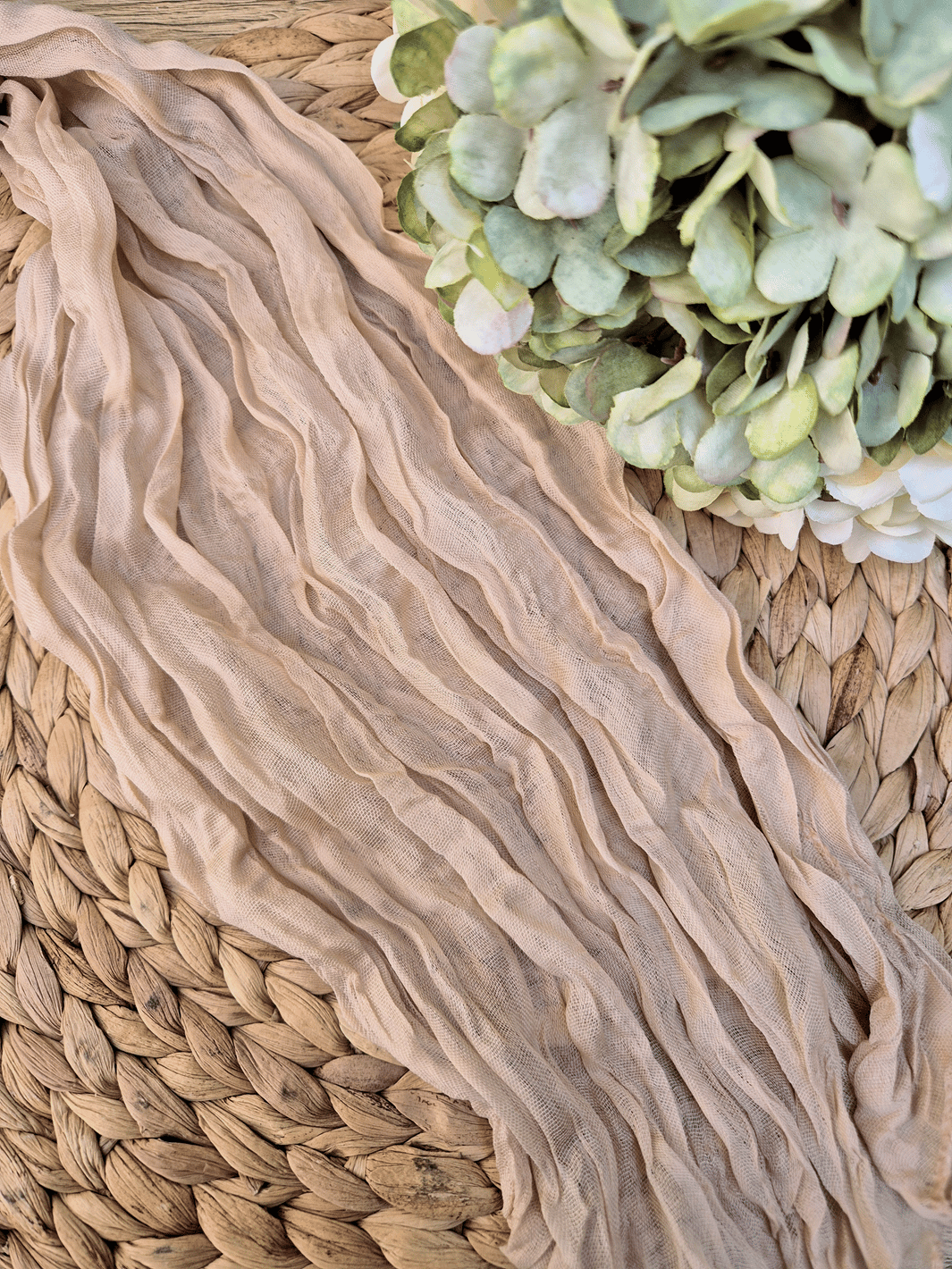 Tischläufer Marie | khaki-beige