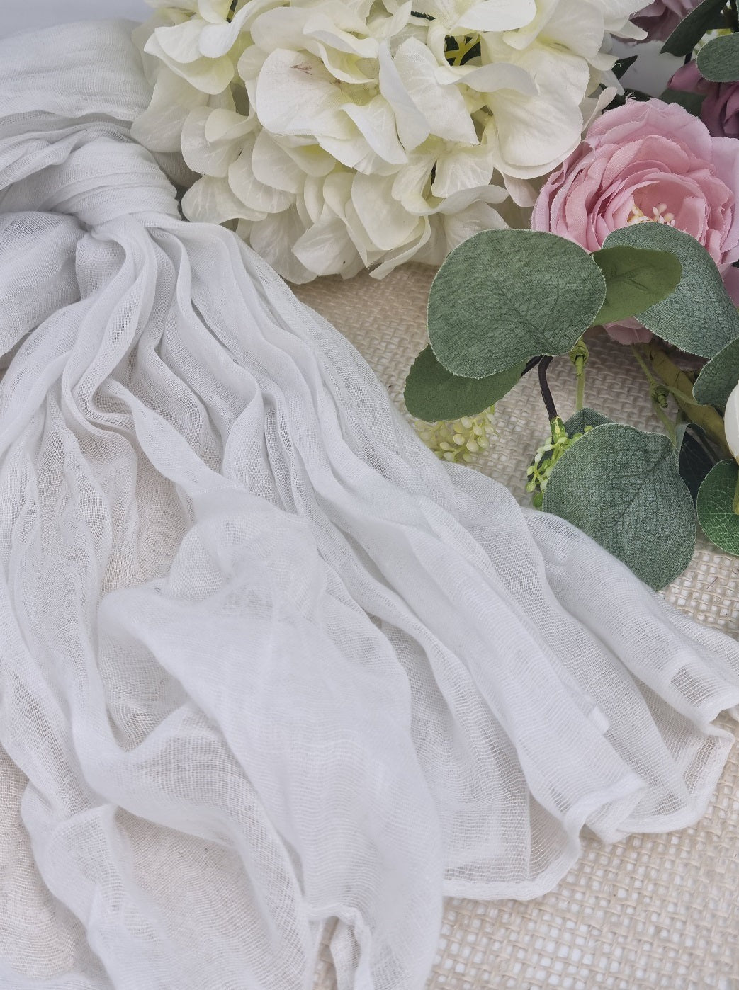 Tischläufer Marie weiss