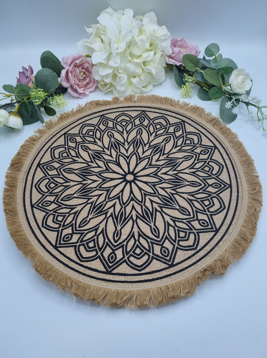 Jute-Tischset Boho