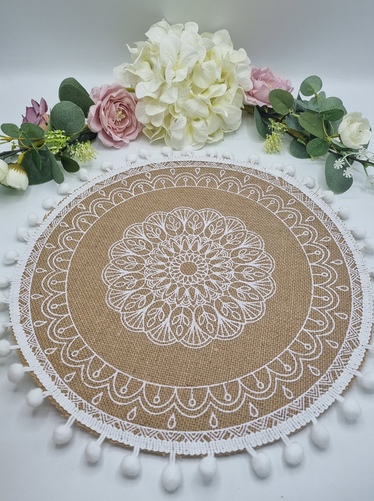 Jute-Tischset Bommel