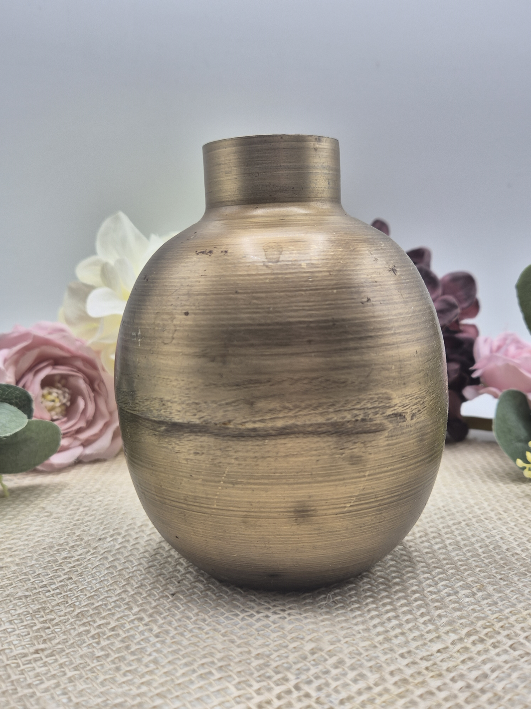 Vase Dirt Gold
