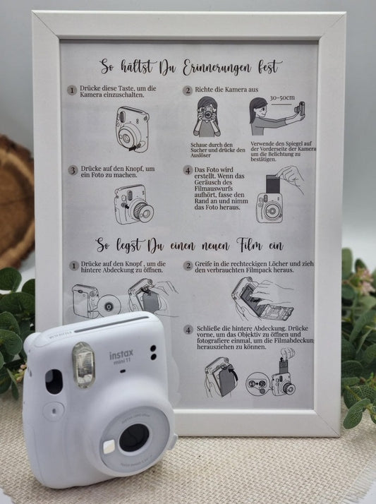 Instax Mini 11 mit Anleitung