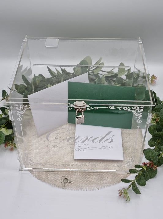 Kartenbox aus Acryl