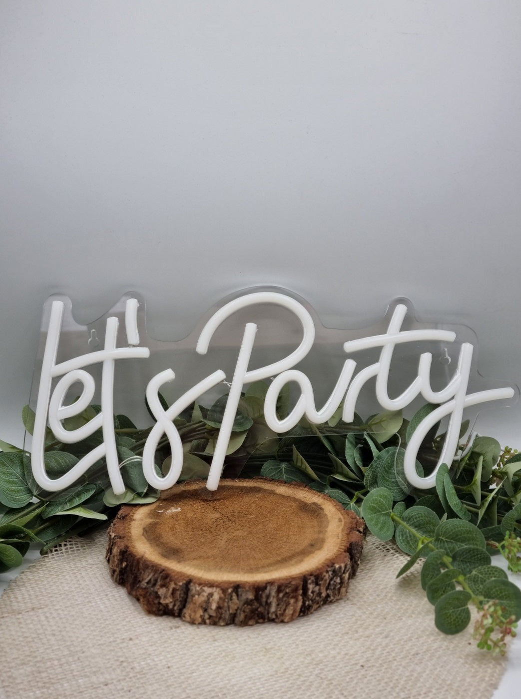 Let´s Party Lichtschriftzug