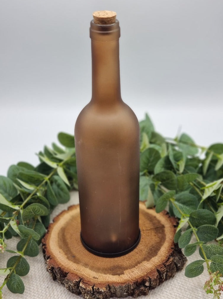 Lichtvase Iris braun