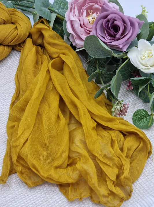 Tischläufer Käsetuch senfgelb/mustard