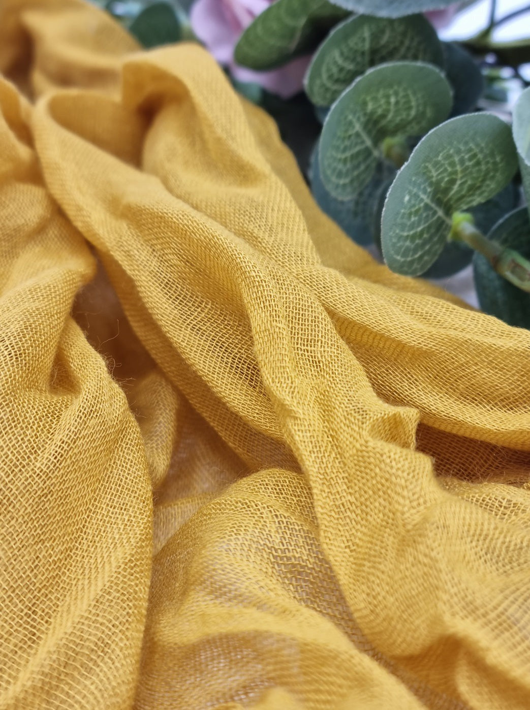 Tischläufer Käsetuch senfgelb/mustard