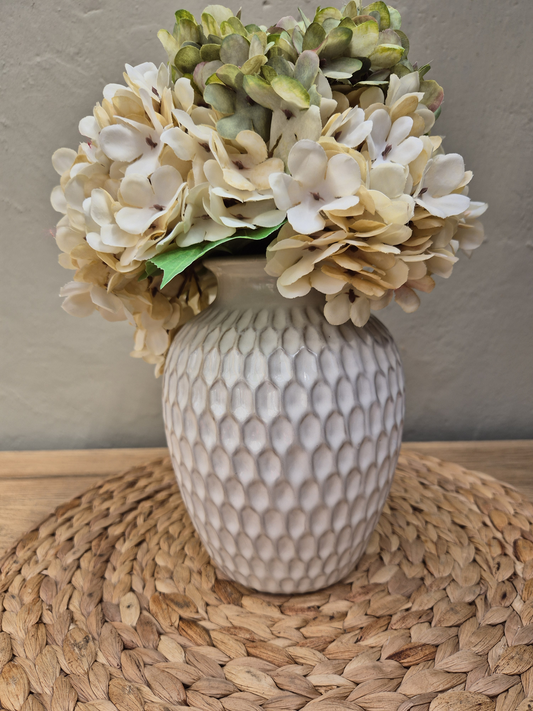 Vase Boho weiß