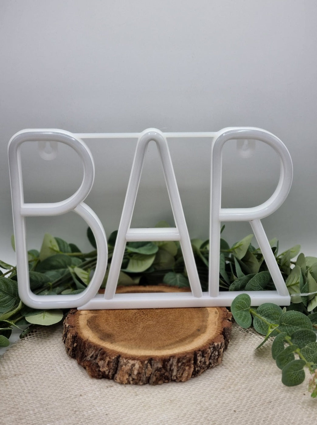 BAR Lichtschriftzug