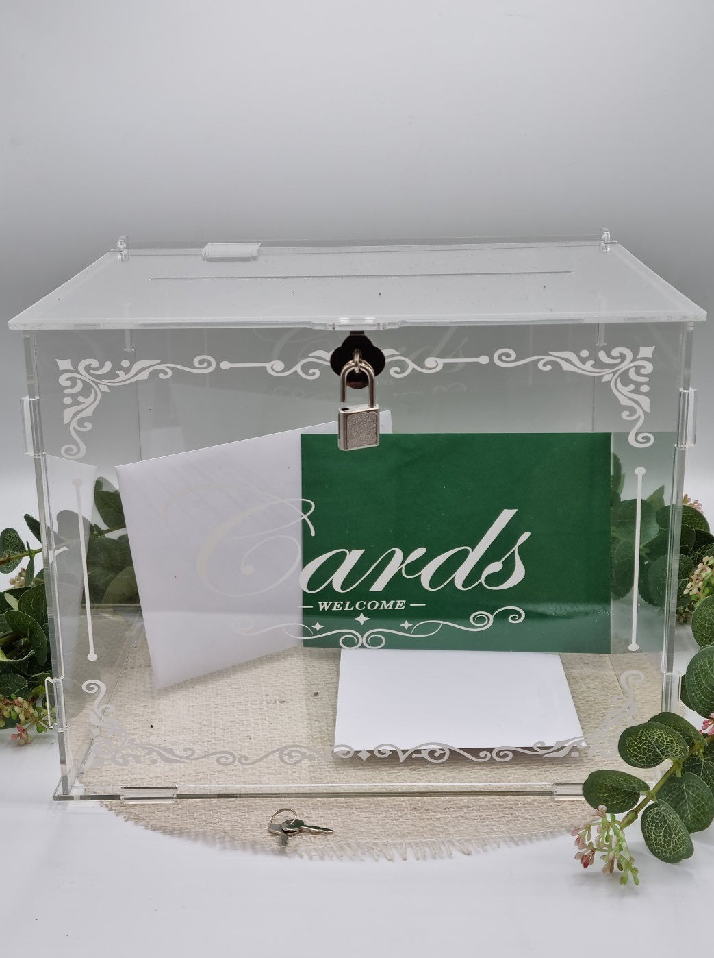 Kartenbox aus Acryl